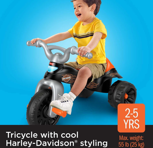 Fisher-Price Harley-Davidson Tough Trike Toddler Toy, Max 55 lb