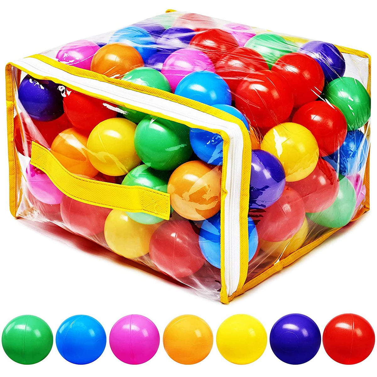 Hovenlay Ball Pit Balls, Plastic Toy Balls for Babies, Toddlers and Kids