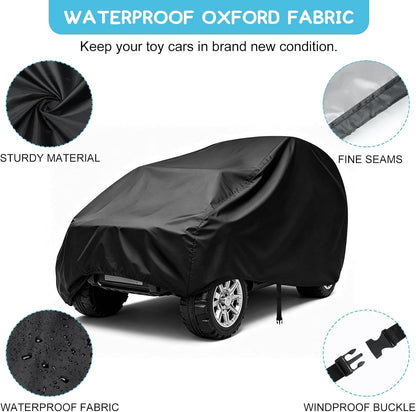Kids Ride-On Toy Car Cover, Kids Electric Car Cover, 52” x 28” x 24”