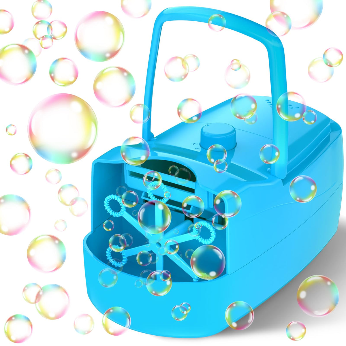 Bubble Machine, Automatic Bubble Blower Maker for Kids or Parties (Black)