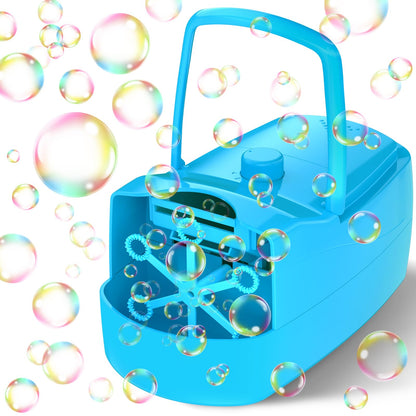 Bubble Machine, Automatic Bubble Blower Maker for Kids or Parties (Black)