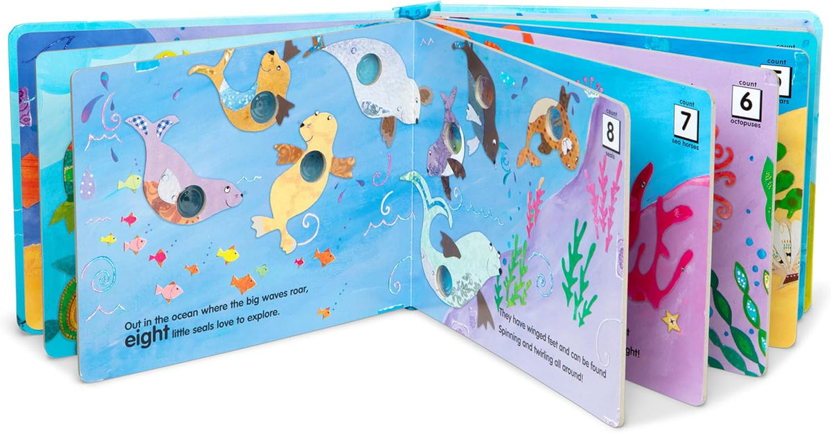 Melissa & Doug Poke-a-Dot Who's in the Ocean Board Book