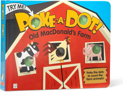 Melissa & Doug Poke-a-Dot Old MacDonald's Farm Board Book Toy