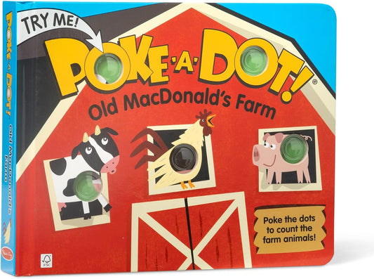 Melissa & Doug Poke-a-Dot Old MacDonald's Farm Board Book Toy