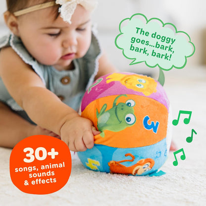 Move2Play, Interactive Baby Ball with 30+ Sounds & Songs | Toys for 1 Year Old Boys & Girls | Baby Toys 6-12+ Months | Musical Crawling Ball for Toddlers 1-3 | 1st Birthday Gift