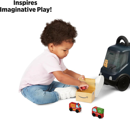 Radio Flyer Amazon Delivery Van, for Ages 2+, Toddler Ride On Toys