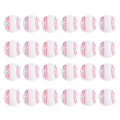 Super Z Outlet Mini Foam Sports Balls 24 Pack for Kids Adults Mini Baseball Football Basketball Soccer Stress Toy Game Party Decoration
