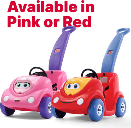 Step2 Push Around Buggy Kids Push Car, Ride On Toy, Stroller Substitute, Includes Seat Belt & Horn, Made of Durable Plastic, Max Weight 50 lbs., For Toddlers 1.5-4 Years Old, Pink