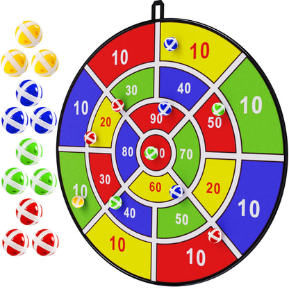 BooTaa 29" Large Dart Board for Kids, Kids Dart Board with Sticky Balls, Boys Toys, Indoor/Sport Outdoor Fun Party Play Game Toys, Birthday Gifts for 3 4 5 6 7 8 9 10 11 12 Year Old Boys Girls