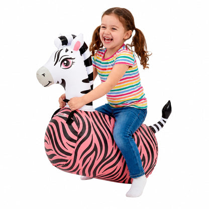 Waddle Hip Hopper Inflatable Hopping Animal Bouncer Brown Bull, Ages 2 and Up, Supports Up to 85 Pounds