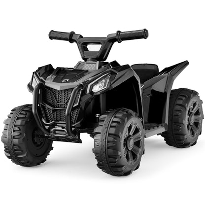 Best Choice Products 6V Kids Ride On Toy, 4-Wheeler Quad ATV Play Car w/ 1.8MPH Max Speed, Treaded Tires, Rubber Handles, Push-Button Accelerator - White