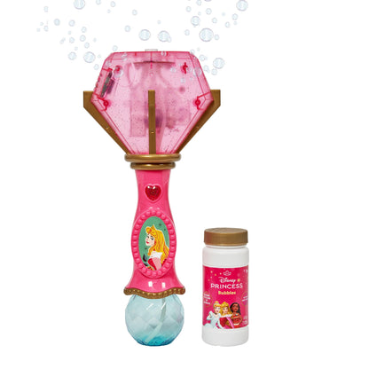 Little Kids Disney Minnie Mouse Light and Sound Musical Bubble Wand, Includes Bubble Solution, Multi (2051)