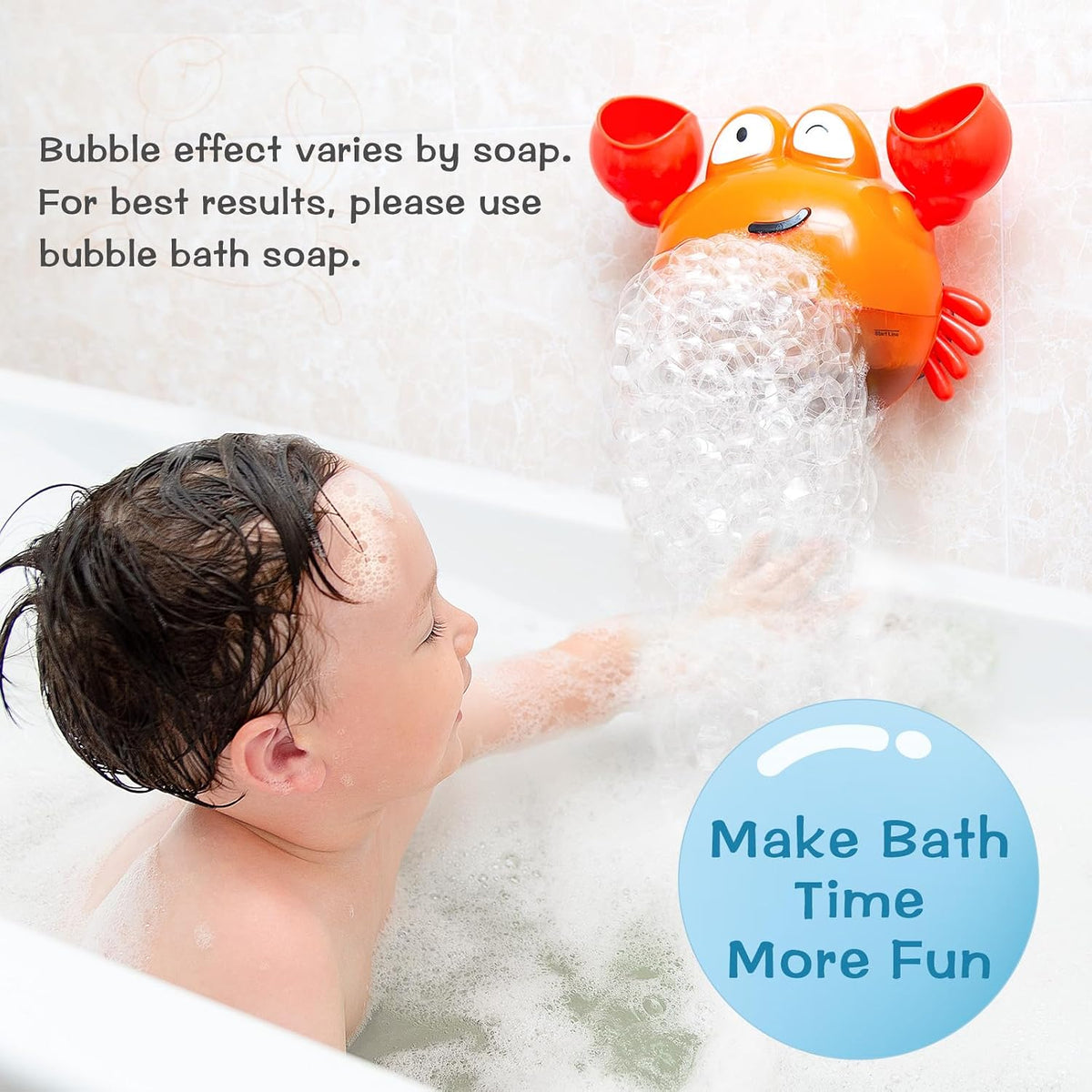 Bath Toy, Crab Bath Bubble Maker