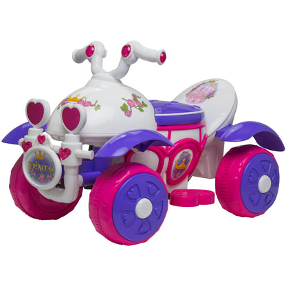 Kid Trax Toddler Disney Minnie Mouse Quad Ride-On, Kids 18-30 Months, 6V Battery and Charger Included, Max Weight 45 lbs, Hot Pink