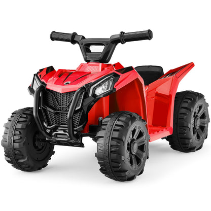 Best Choice Products 6V Kids Ride On Toy, 4-Wheeler Quad ATV Play Car w/ 1.8MPH Max Speed, Treaded Tires, Rubber Handles, Push-Button Accelerator - White