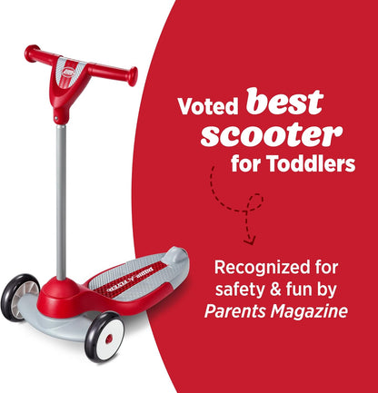Radio Flyer My 1st Scooter, For Kids 2-5 Years Old, Red