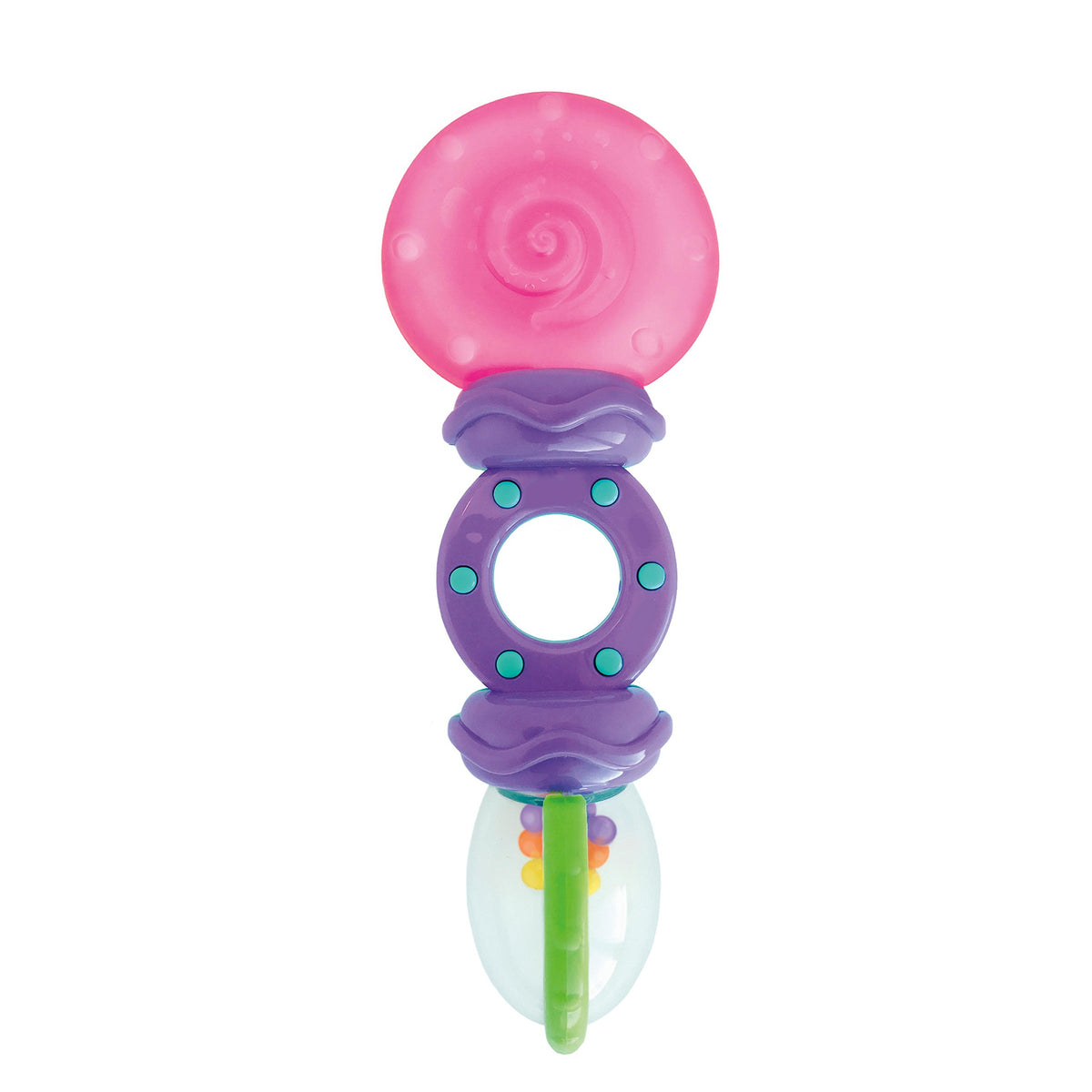 Bright Starts Easy-Grasp Oball Bundle Gift Set - Grasp The Day, Ball and Rattle Toys 2-Pack, BPA Free, Unisex, Newborn+