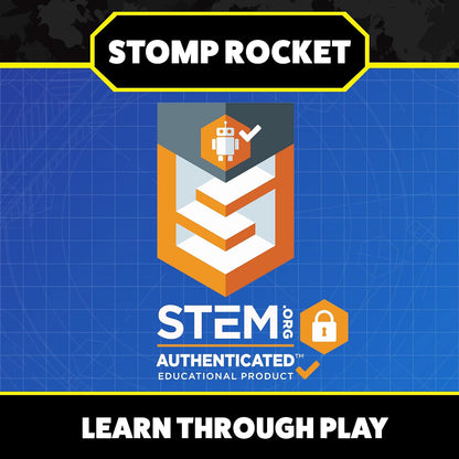 Stomp Rocket Ultra, High-Flying Rocket Launcher for Kids, 6 Rockets