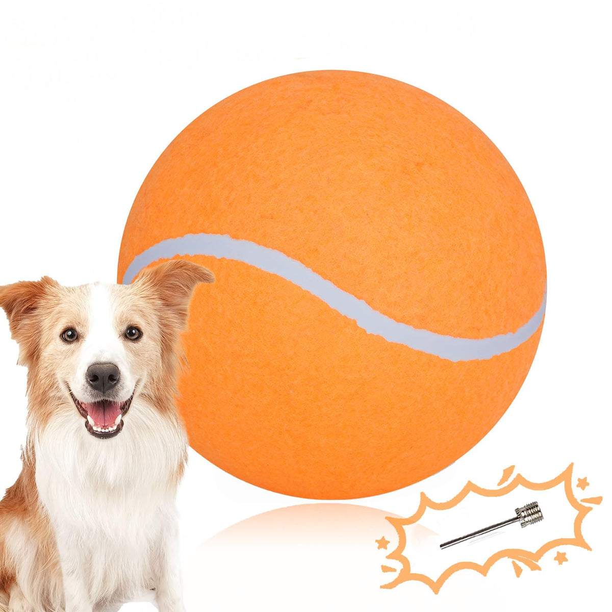 Banfeng Dog Tennis Ball, 9.5" Giant Sport Gift Toy Herding Ball for Dogs