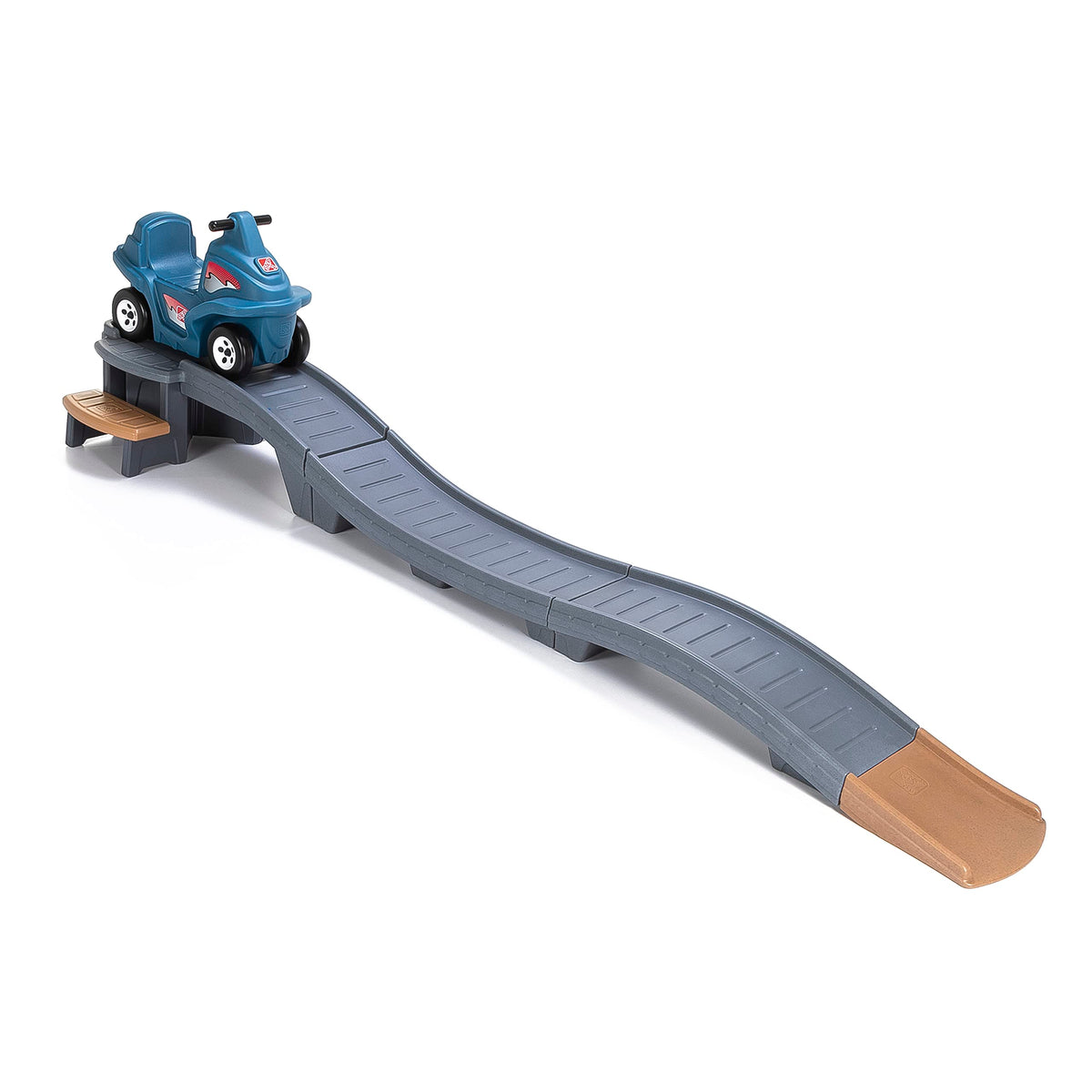 Step2 Up & Down Roller Coaster Kids Ride On Toy, Push Car, Indoor/Outdoor Playset, Made of Durable Plastic, Max Weight 50 lbs., for Toddlers 2-5 Years Old, Multicolor