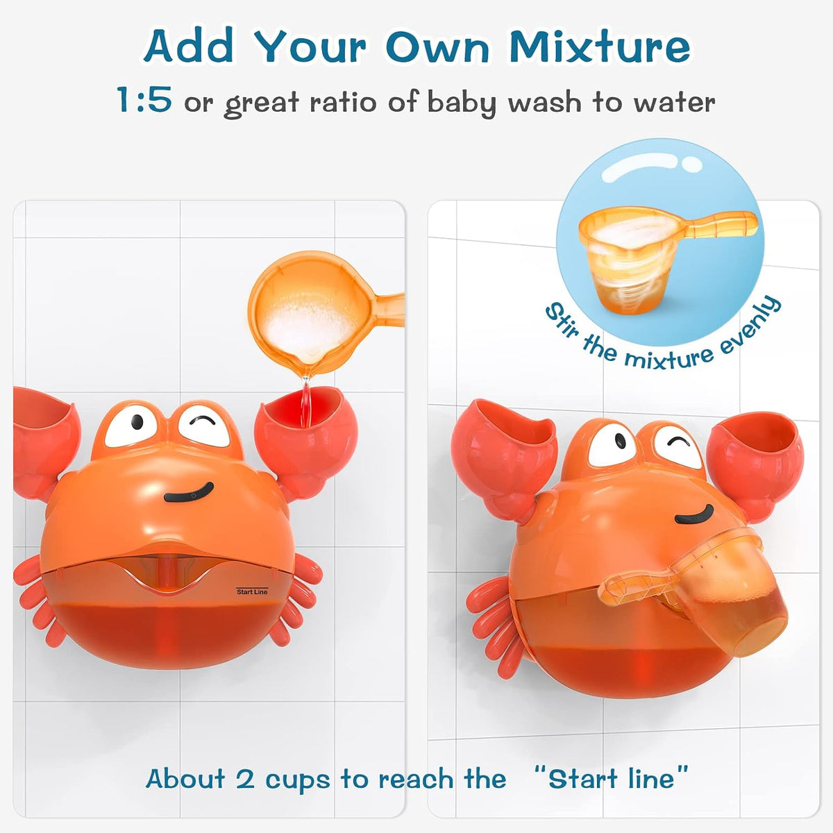 Bath Toy, Crab Bath Bubble Maker