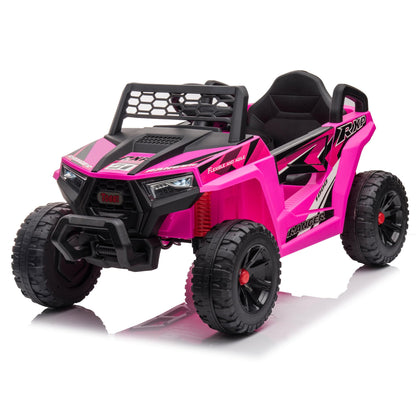 TOBBI 12V Kids Electric Car, Ride On Toy Truck to Drive for Aged 3-6-Blue