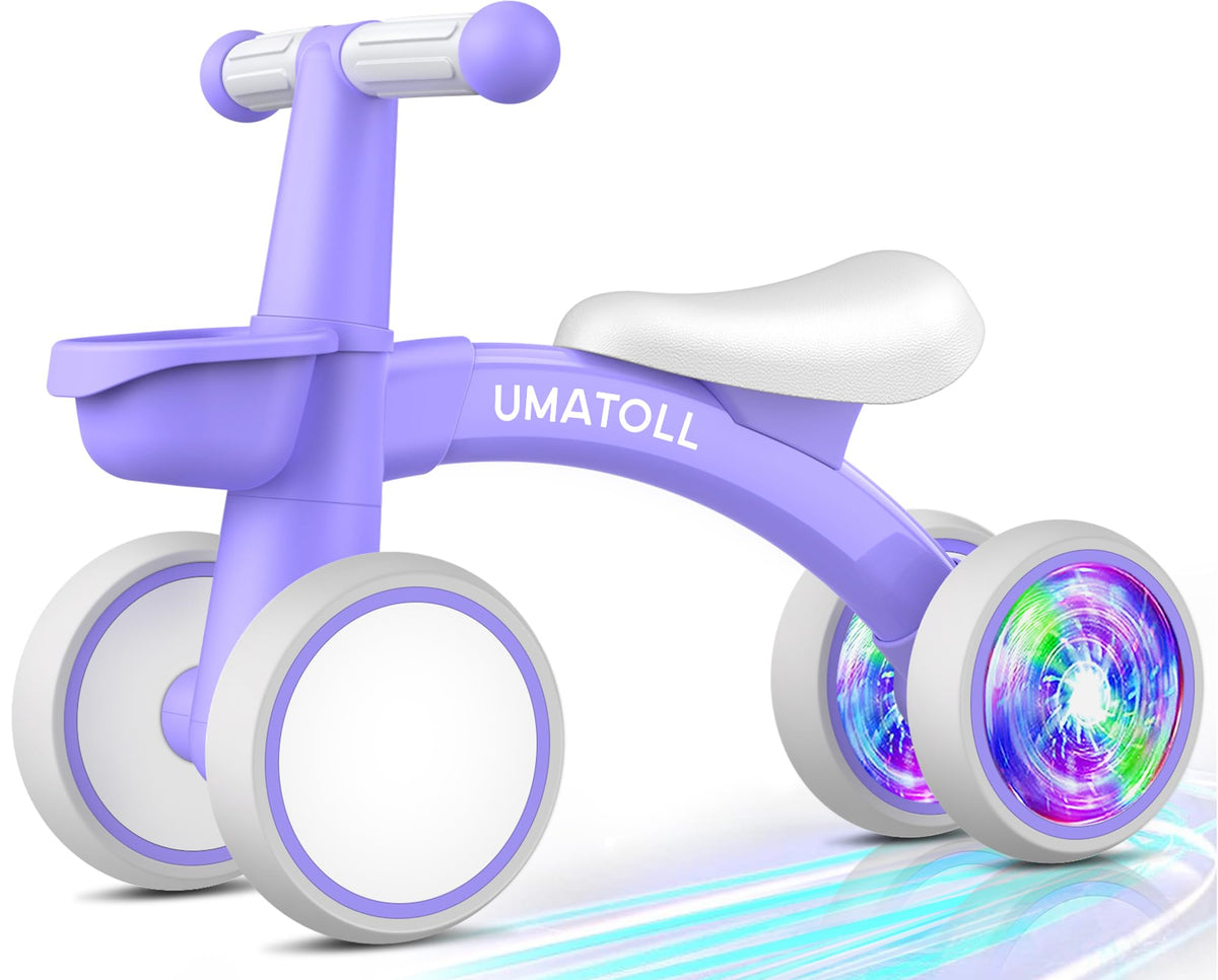 Umatoll Baby Balance Bike Toy for 1 Year Old Boy Girl, First Birthday Gift