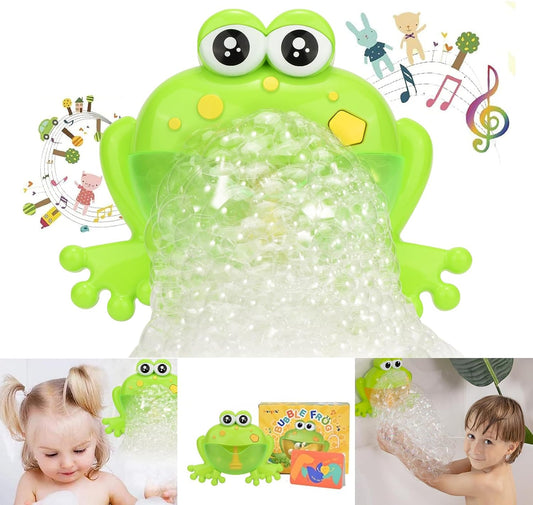 Frog Musical Bath Bubble Machine for Toddlers