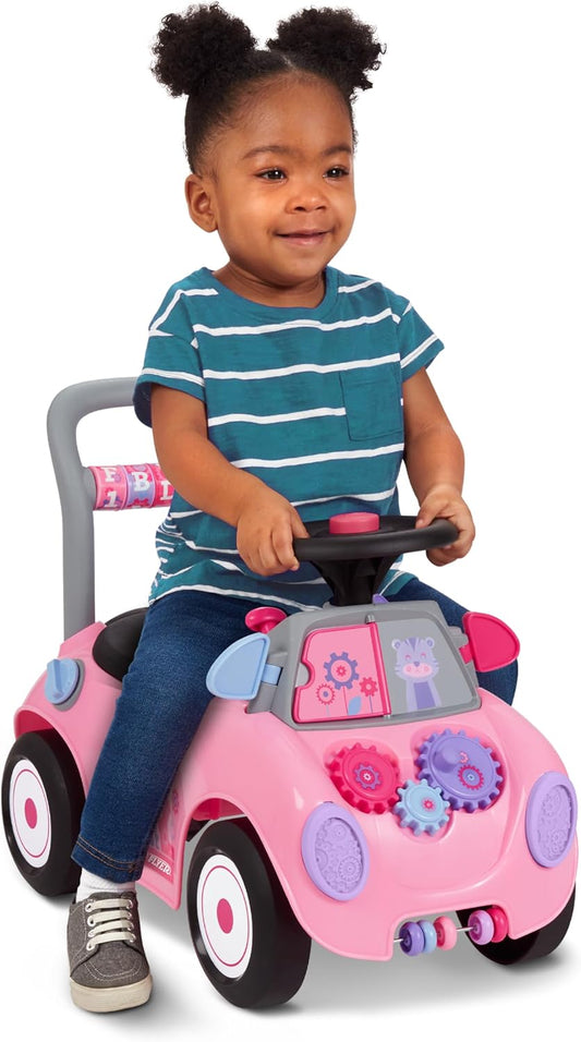 Radio Flyer Creativity Car, Toddler Ride On Toys, for Toddlers 1-3