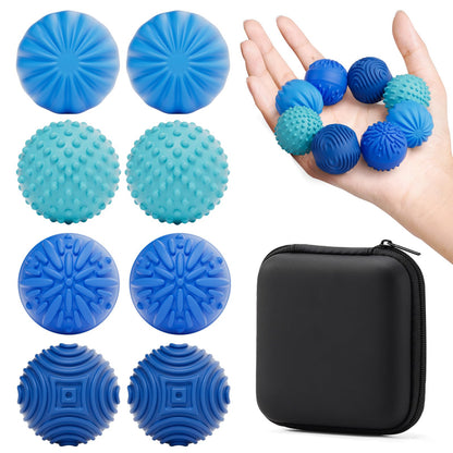 Silicone Magnetic Balls Fidget Toys for Adults & Teens,4PCS Stress Relief Sensory Toys for Autism ADHD Anxiety,Fun Textures Gadgets,Office Desk Toy,Stocking Stuffers for Men Women Teen Gifts