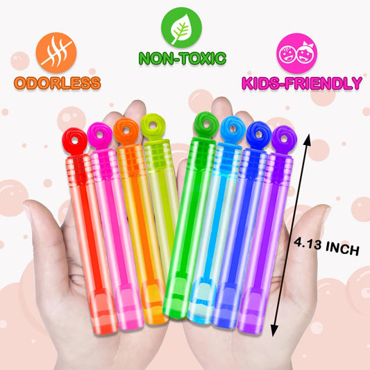 Party Goodie Bag Stuffer Fillers for Kids Toddler-32 Pack Mini Bubble Wands
