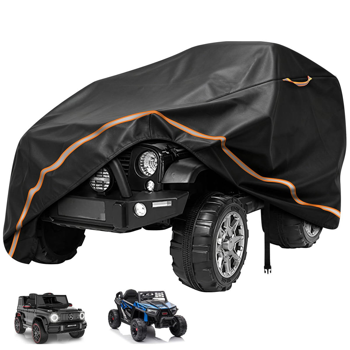 Kids Ride-On Toy Car Cover, Kids Electric Car Cover, 52” x 28” x 24”