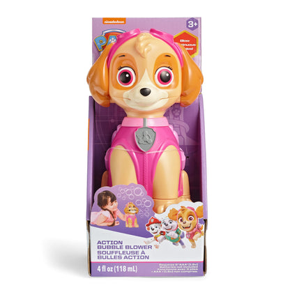 Nickelodeon Little Kids Paw Patrol Skye Action Bubble Blower and Includes Bubble Solution, Brown, Pink
