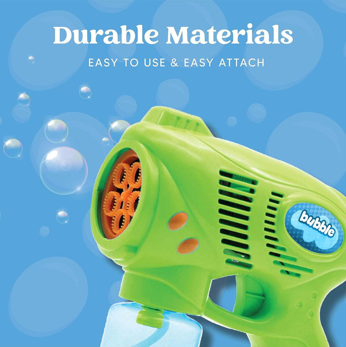 JOYIN 2 Kids Bubble Gun with 2 Bottles Refill Solution, Bubble Machine Gun for Toddlers Kids 4-8, Party Favors, Summer Toy, Outdoors, Easter, Birthday Gift