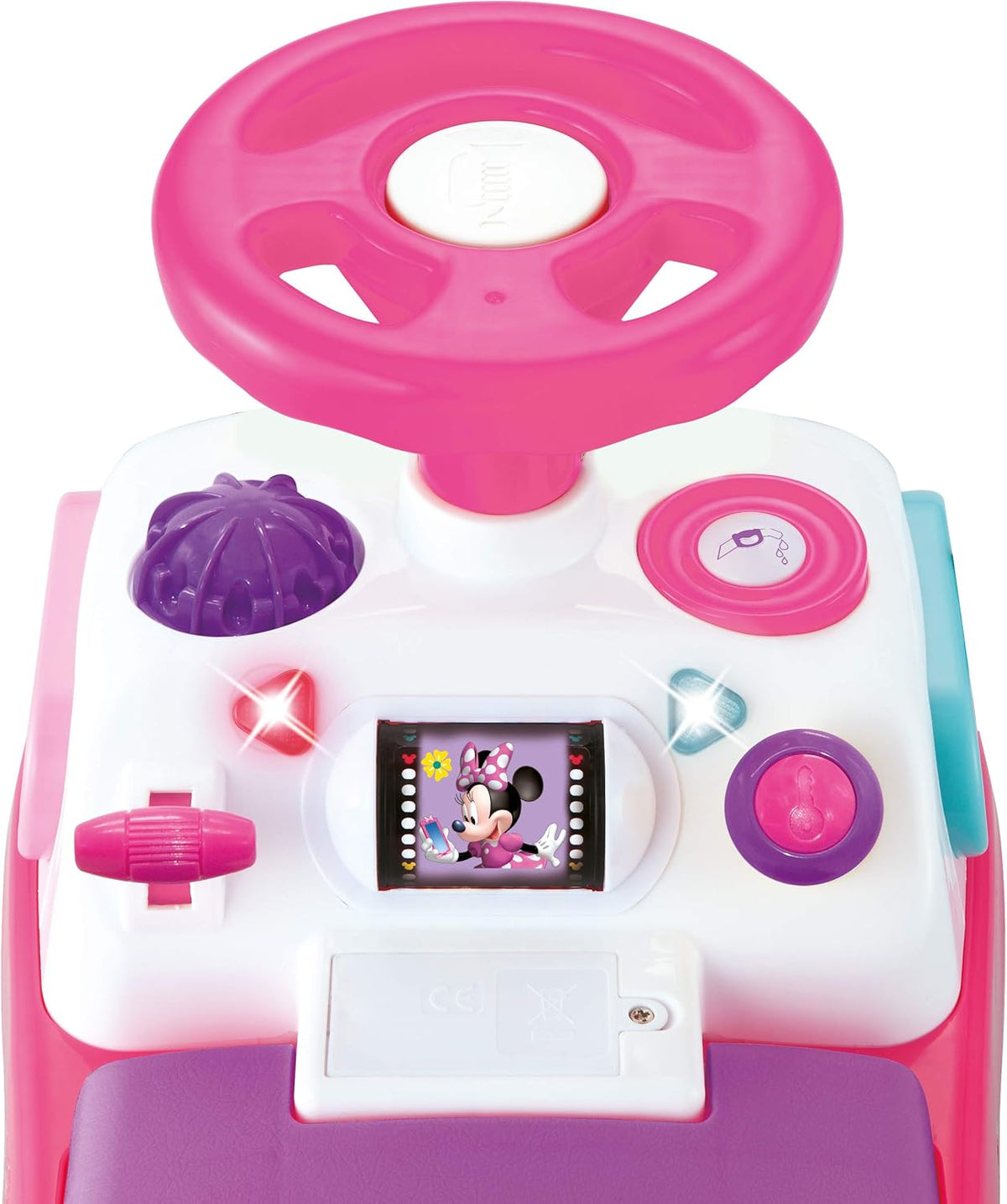 Kiddieland Disney Minnie Mouse My First Activity Ride-On, Toddler Push Car