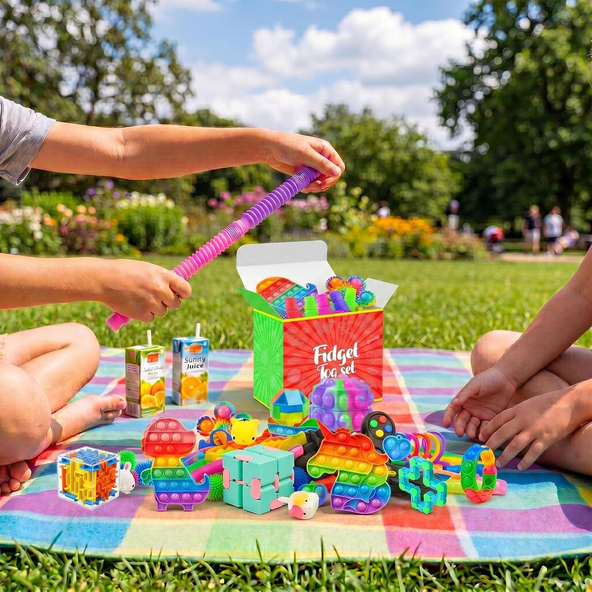 Fidget Toys, 120 Pack Party Favors for Kids 8-12 4-8, Sensory Toys Bulk Autism Autistic, Treasure Box Toys for Classroom, Stocking Stuffers, Goodie Bag Stuffers, Christmas Birthday Gifts Prizes