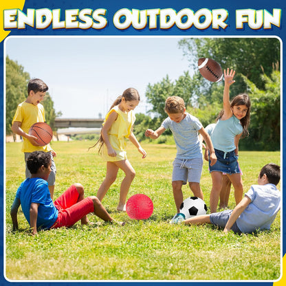 PlayBolt Sports Balls for Kids & Toddlers Toys - (Pack of 4) 5-inch