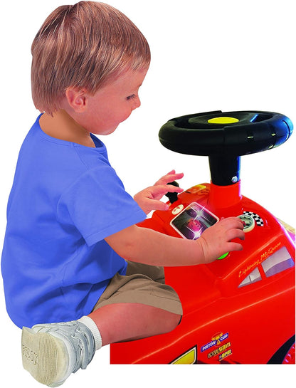 Kiddieland Lightning McQueen Ride-On Car, Foot-to-Floor Racer for Toddlers
