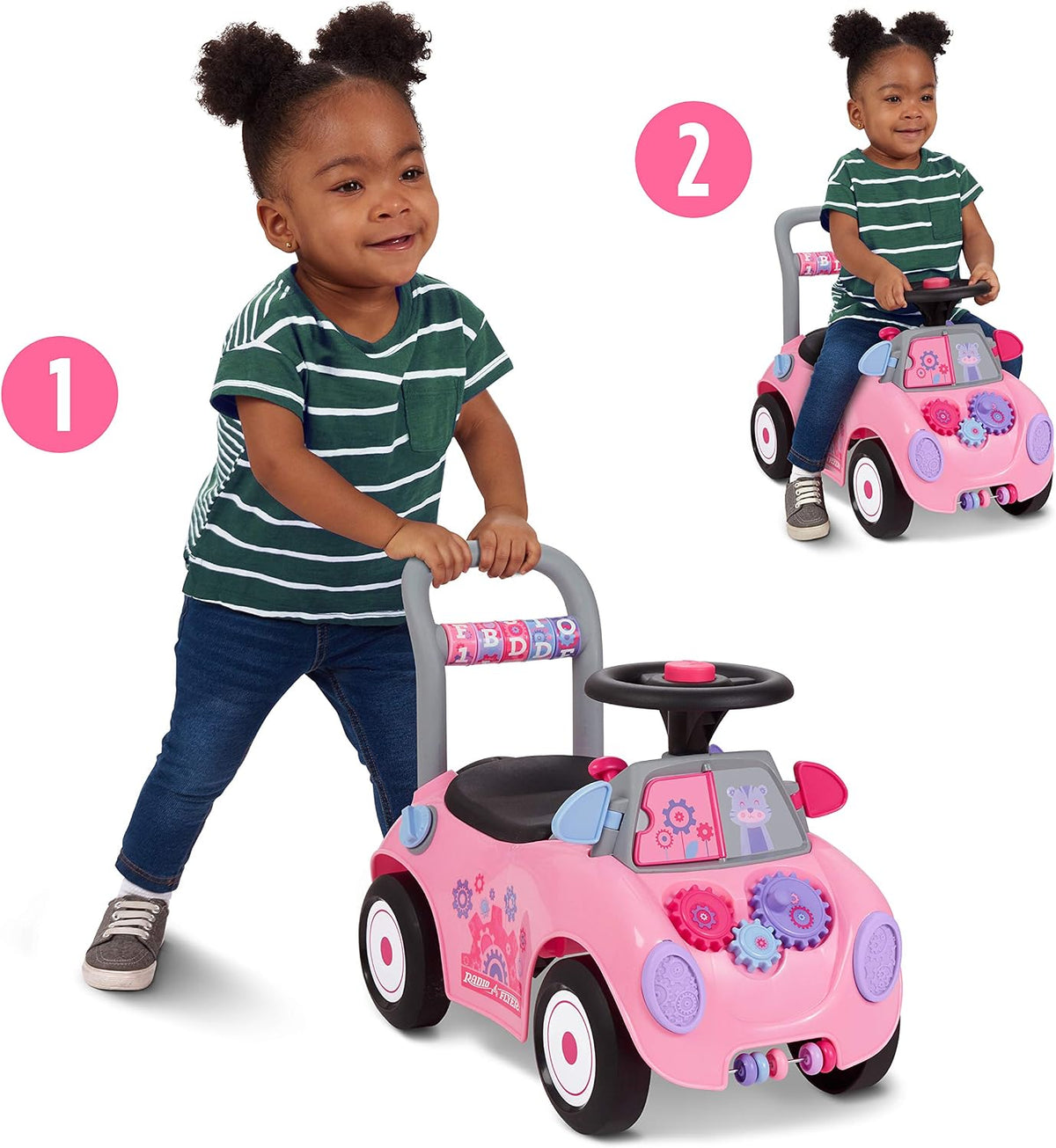 Radio Flyer Creativity Car, Toddler Ride On Toys, for Toddlers 1-3