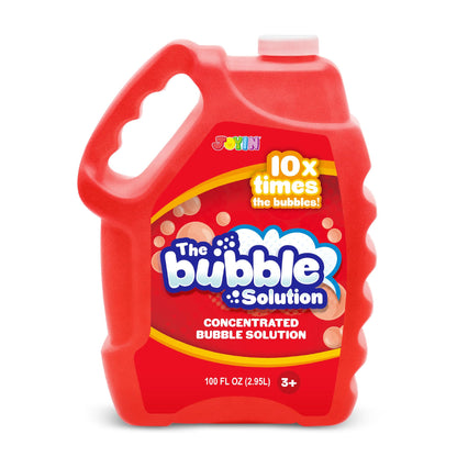 JOYIN 100 Oz Concentrated Bubble Solution (up to 8 Gallon) for Large Party in Summer Celebrations, Party Favor, Bubble Summer Toy, Classroom Prizes, Easter (Blue)