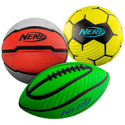 Nerf Mini Foam Sports Ball Set - 3 Pack