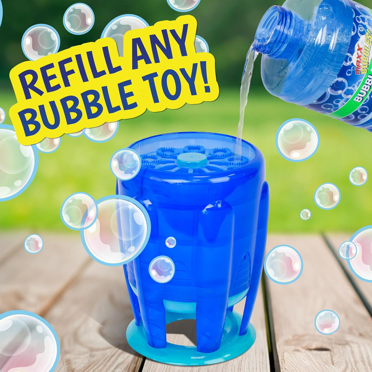 Sunny Days Entertainment Bubble Solution 64 oz - Non-Toxic - 3+ Years