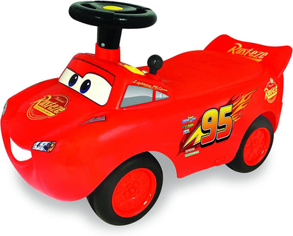 Kiddieland Lightning McQueen Ride-On Car, Foot-to-Floor Racer for Toddlers