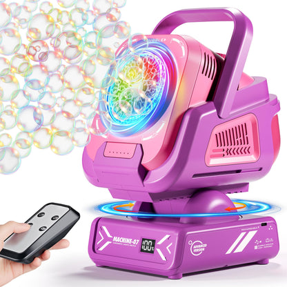 Upgraded Bubble Machine Outdoor Toys for Kids & Wedding Party