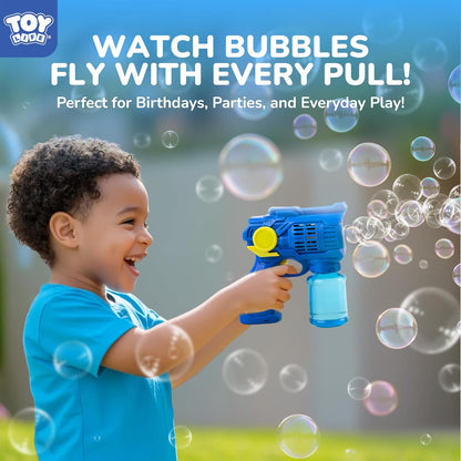 TOY Life 3-Pack Automatic Bubble Gun Blaster for Kids Outdoor Play