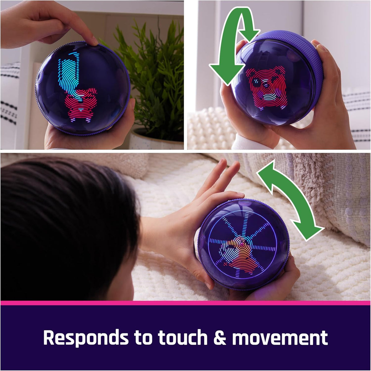 BITZEE Hamster Ball Interactive Toy & Digital Pet, Ages 5+