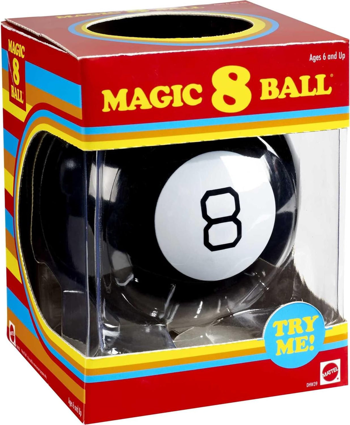 Mattel Games Magic 8 Ball Novelty Fortune-Telling Toy, Ages 3+