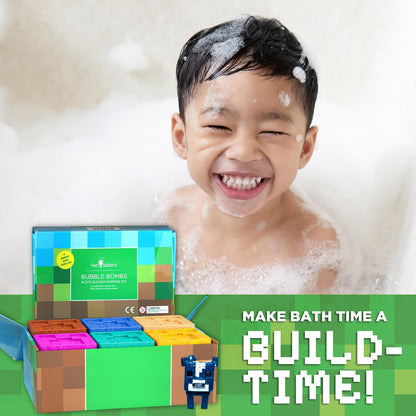 TNT Creeper Bath Bombs for Kids with Surprise Toys Inside, 6 Pack