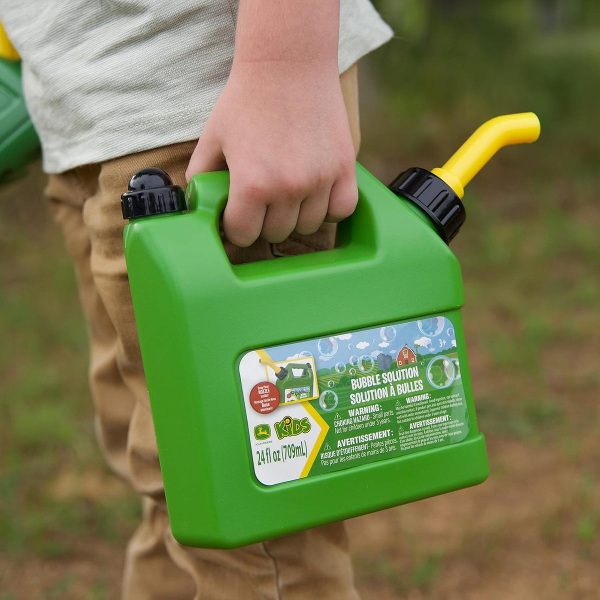 John Deere Bubble Leaf Blower - 24 oz Refill, Bubble Machine - Ages 3+