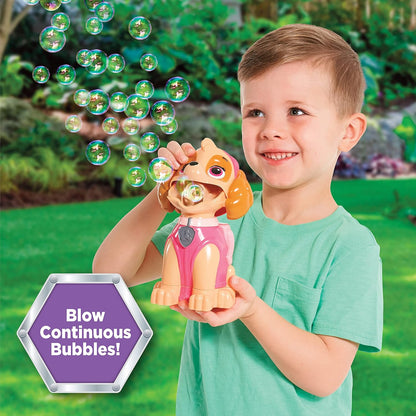 Nickelodeon Little Kids Paw Patrol Skye Action Bubble Blower and Includes Bubble Solution, Brown, Pink
